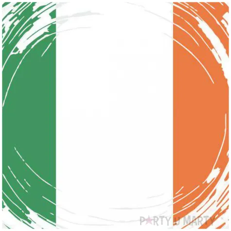 balon foliowy panstwa swiata irlandia bialy 18 rnd