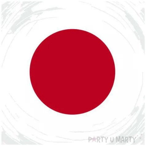 balon foliowy panstwa swiata japonia bialy 18 rnd