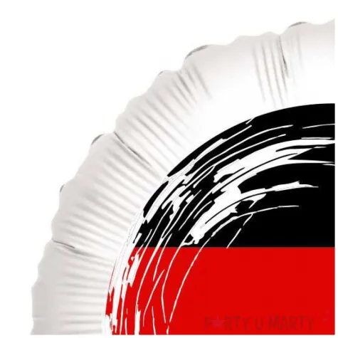 balon foliowy panstwa swiata niemcy bialy 18 rnd