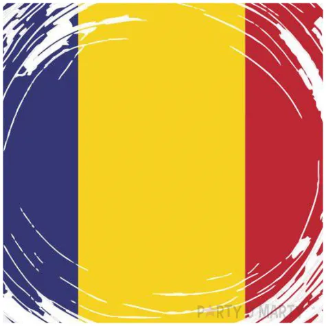 balon foliowy panstwa swiata rumunia bialy 18 rnd