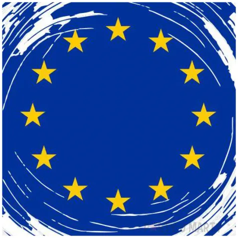 balon foliowy panstwa swiata unia europejska bialy 18 rnd