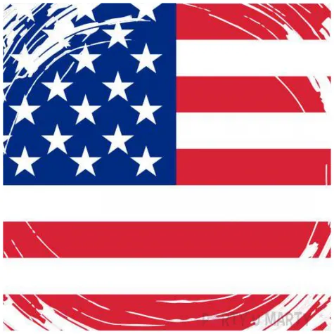 balon foliowy panstwa swiata usa bialy 18 rnd