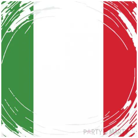 balon foliowy panstwa swiata wlochy bialy 18 rnd