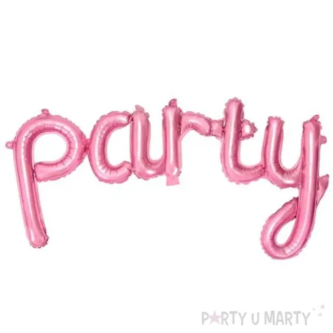 balon foliowy party rozowy partydeco 32 shp