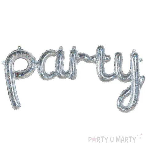 balon foliowy party srebrny godan 45 shp