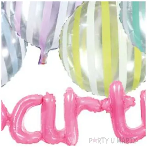 balon foliowy party zestaw folat 18 5 szt shp