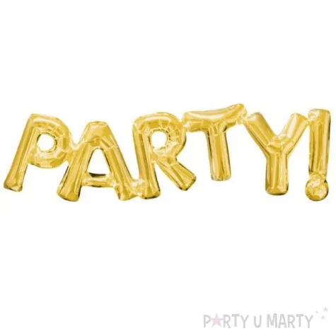 balon foliowy party zloty amscan 32 shp