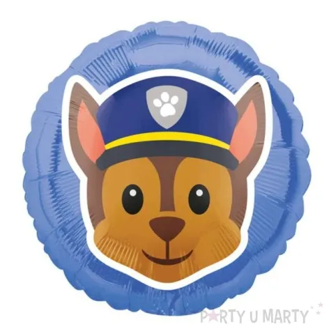 balon foliowy paw patrol chase amscan 9 rnd