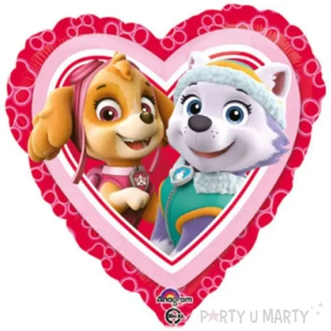 balon foliowy paw patrol pink amscan 18 hrt