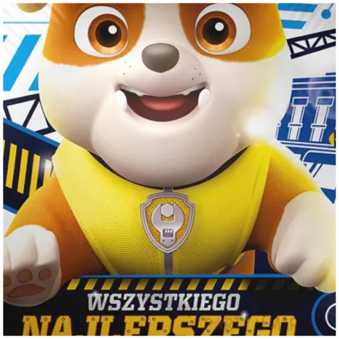 balon foliowy paw patrol rubble wszystkiego najlepszego premioloon 17 rnd