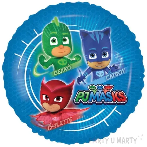 balon foliowy pidzamersi pj masks procos 18 rnd
