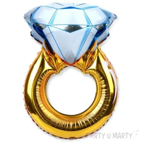 balon foliowy pierscionek dekoracjepolska 27 shp