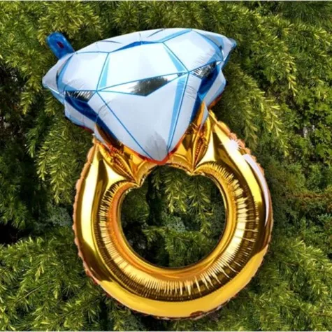 balon foliowy pierscionek dekoracjepolska 27 shp