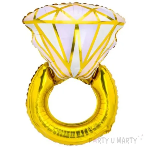 balon foliowy pierscionek z diamentem partydeco 37 5 shp