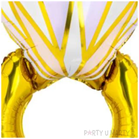 balon foliowy pierscionek z diamentem partydeco 37 5 shp