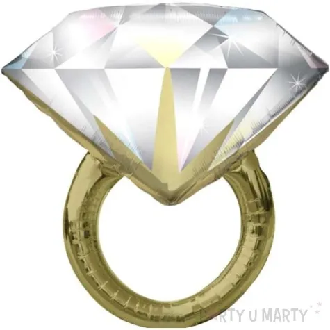 balon foliowy pierscionek z diamentem qualatex 37 shp