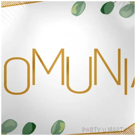 balon foliowy pierwsza komunia swieta bialo zloty premioloon 17 rnd