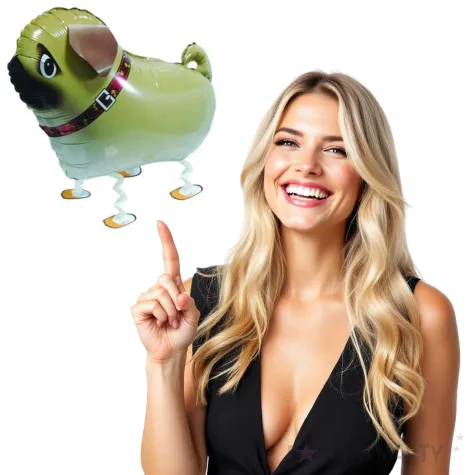 balon foliowy piesek mops top ten 22 awk