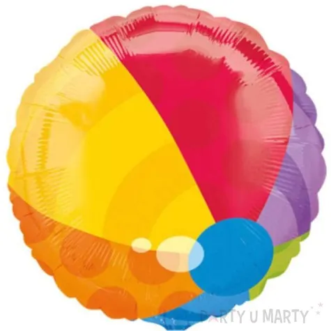 balon foliowy pilka plazowa amscan 18 rnd