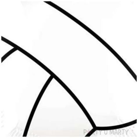 balon foliowy pilka siatkowa amscan 28 rnd