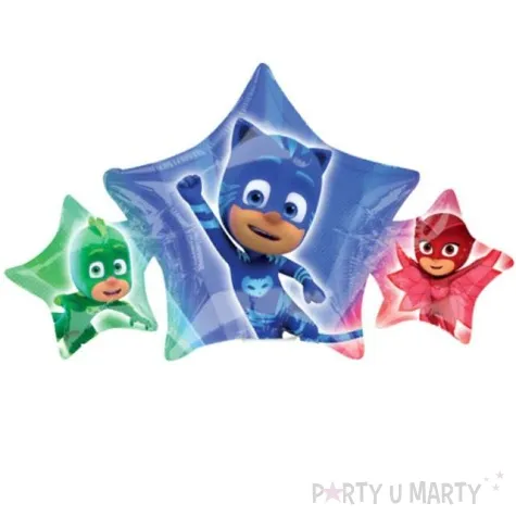 balon foliowy pj masks stars amscan 16 shp