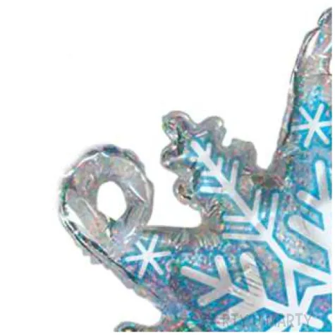 balon foliowy platek sniegu betallic 38 shp