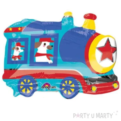 balon foliowy pociag wesoly amscan 10 shp