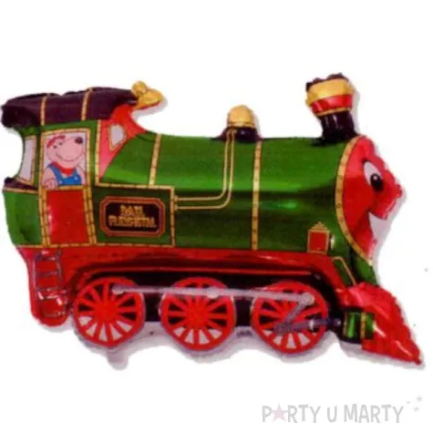 balon foliowy pociag zielony flexmetal 12 shp