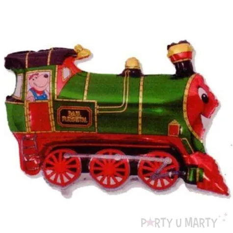 balon foliowy pociag zielony flexmetal 31 shp