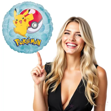 balon foliowy pokemon pikachu amscan 18 rnd
