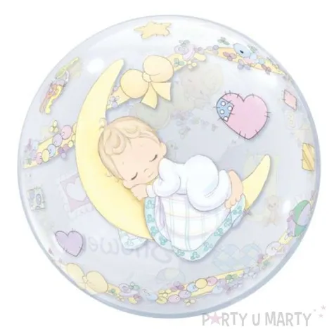 balon foliowy precious moments baby shower qualatex bubbles 22 orb