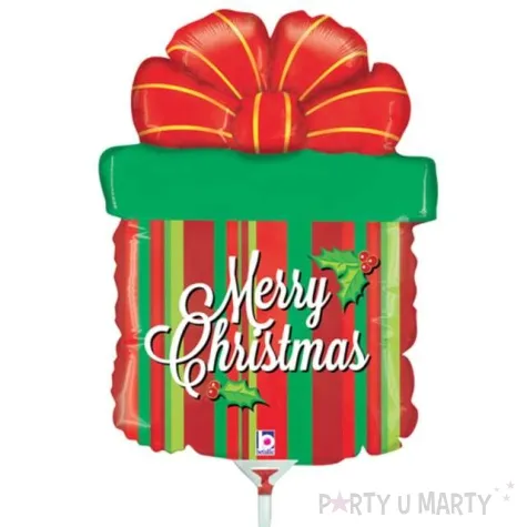 balon foliowy prezent z kokarda betallic 14 shp