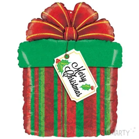 balon foliowy prezent z kokarda betallic 36 shp
