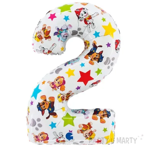 balon foliowy psi patrol cyfra 2 grabo 26 dgt