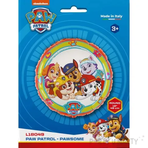 balon foliowy psi patrol grabo 18 rnd