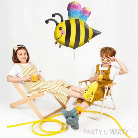 balon foliowy pszczolka wesola kolorowa flexmetal 24 shp
