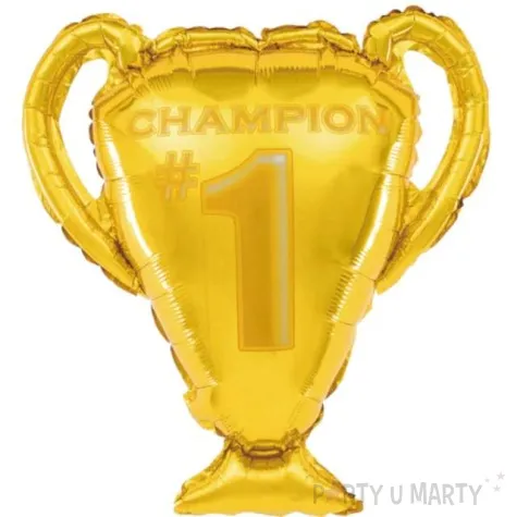 balon foliowy puchar champion nr 1 zloty partypal 25 shp
