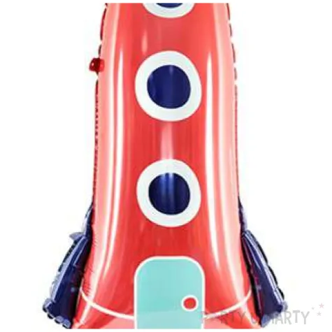 balon foliowy rakieta czerwony partydeco 45 shp
