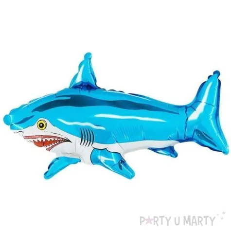 balon foliowy rekin sharky niebieski grabo 14 shp