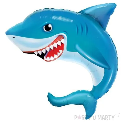 balon foliowy rekin usmiechniety qualatex 36 shp