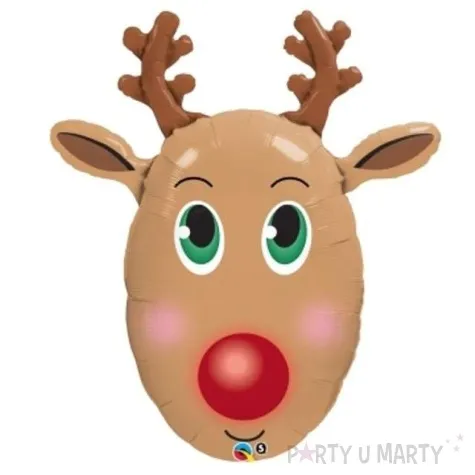 balon foliowy renifer brazowy qualatex 36 shp