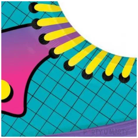 balon foliowy retro lyzworolki lata 90 amscan 27 shp