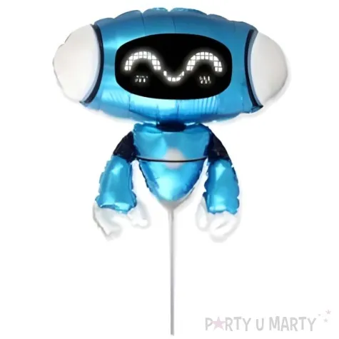 balon foliowy robot niebieski flexmetal 14 shp