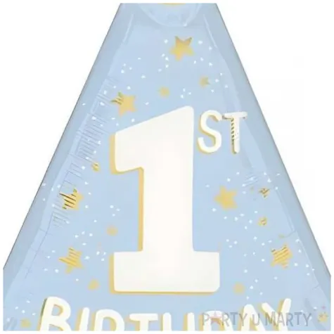 balon foliowy roczek chlopca niebieski amscan 18 shp