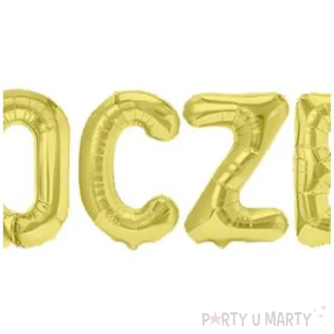 balon foliowy roczek zloty partypal 16 ltr