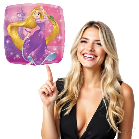 balon foliowy roszpunka amscan 17 sqr