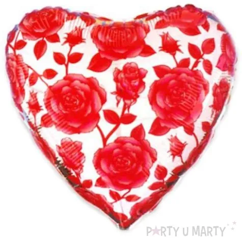 balon foliowy roze czerwony flexmetal 18 hrt