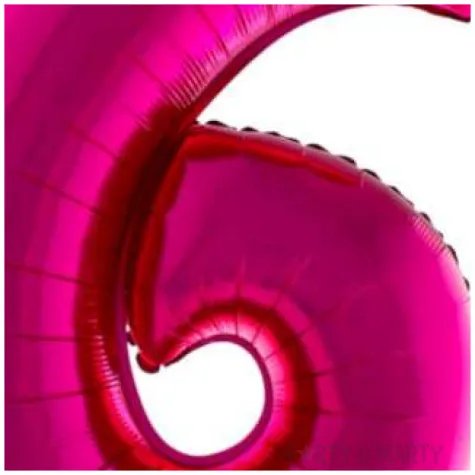 balon foliowy rozowa radosc cyfra 6 rozowy funnyfashion 41 dgt