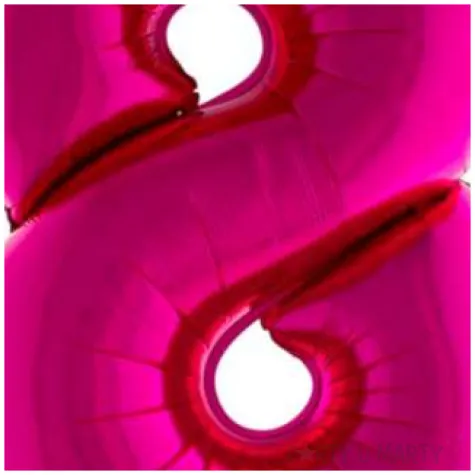 balon foliowy rozowa radosc cyfra 8 rozowy funnyfashion 41 dgt