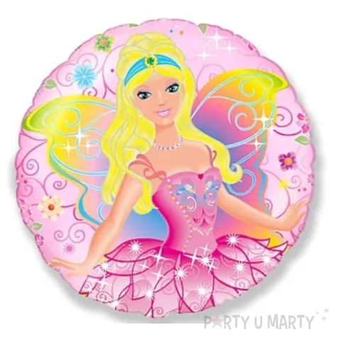 balon foliowy rozowa wrozka flexmetal 18 rnd